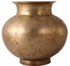 Plain Brass Water Storage Pot