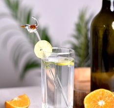 Assorted Glass Cocktail Stirrers Or Swizzle Sticks In Pack Of 6