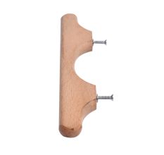 Handmade Natural Wooden Medium Door Handles 8 Inches