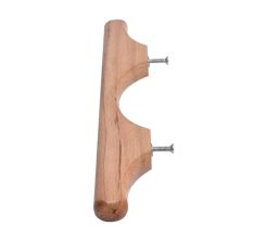 Handmade Natural Wooden Large Door Handles 12 Inches