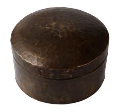 Brass Jewelry Box In Old Hammered Finish