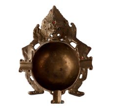 Tibetan Mahakala DeityÂ Brass Ashtray