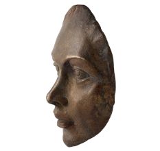 Lady Face Brass Plate Wall Hanging