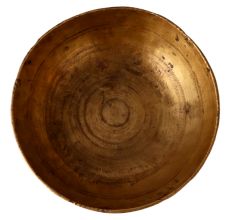 Handmade Brass Round Bowl