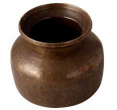 Handmade Plain Brass Holy Water Pot