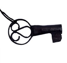 Elephant Iron Decorative Nostalgia Padlock With Key