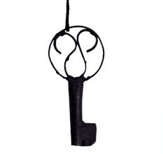 Floral Solid Iron Padlock