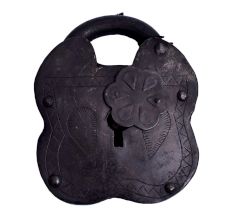 Big Chest Iron Padlock With Key