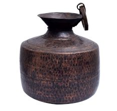 Old Hammered Ghada Ring Handle Water Pot