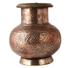 Beautifully Engraved Holy Water Pot