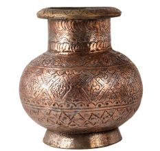 Handmade Holy Water Pot with Islamic Carvings