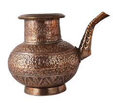 Vintage Gangajal Water Pot for Hindu Rituals