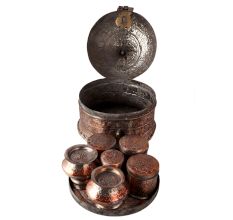 Vintage Copper Paan Daan Dome Lid