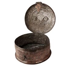 Hand Crafted Round Copper Big Jewelry Box