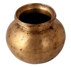 Indian Traditional Round Water Pot for Hindu Rituals
