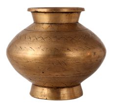 Handcrafted Gangajal Bronze Holy Pot