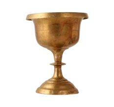 Handcrafted Bronze Holy Water Cup
