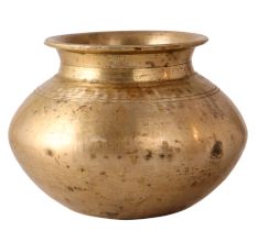 Indian Plain Brass Gangajal Water Pot