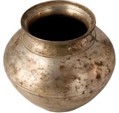 Round Traditional Gangajal Brass Water Pot
