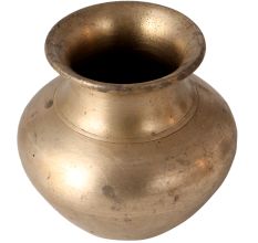 Plain White Metal Alloy Holy Water Pot