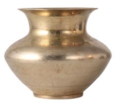 Traditional White Metal Alloy Kalash for Hindu Rites