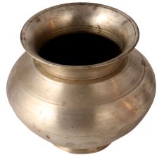 Handmade White Metal Water Pot