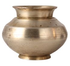 Traditional White Metal Alloy Lota Water Pot
