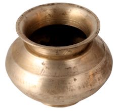Vintage Used White Metal Alloy Water Pot