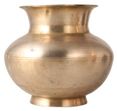 Used White Metal Alloy Water Pot