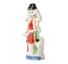 Hand Painted Porcelain Lord Dattatreye Statue