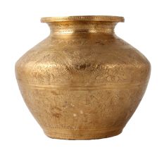 Pure Gold Brass Holy Water Pot