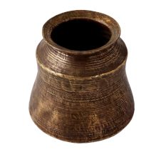 Rare South Indian Brass Pot