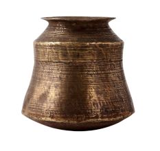 Rare South Indian Brass Pot