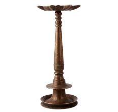 Handmade Brass Oil Diya Light Stand from South India