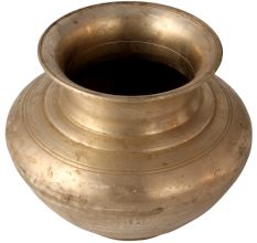 Vintage White Metal Kalash Water Pot