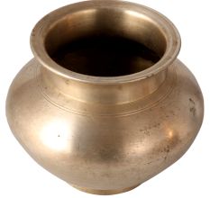 Round Plain Holy Water Pot