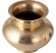Golden Finish Vintage Kalash for Hindu Rituals