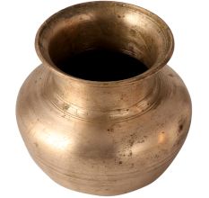 Indian Vintage White Metal Lota Water Pot