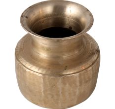 Embossed Lines Carved Kalash Water Pot