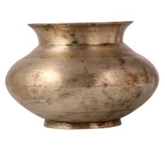 Vintage Used Kalash Water Pot with Wide Belly