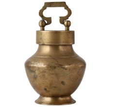 Old Brass Gangajal Lota With Lid