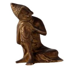 Brass Statue Of Lord Buddha Resting Pose
