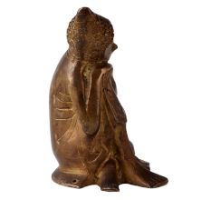Brass Statue Of Lord Buddha Resting Pose
