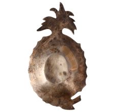 Pineapple Trinket Dish In Silver Metal