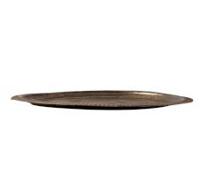 Etched Brass Tray with Scallop Edge