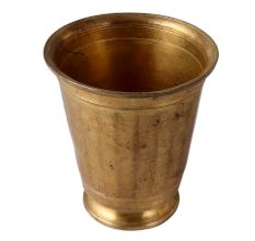 North Indian Decorative Glass In Golden Finish