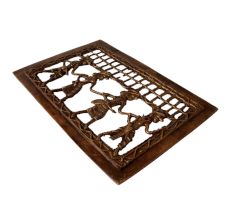 Brass Dhokra Wall Hanging Of Dancer and Musicians