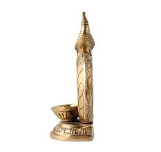 Peacock Oil Wick Diya With Om Statue