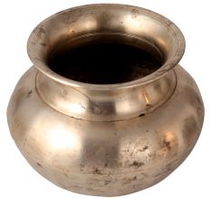 Vintage Used Gangajal Water Pot made of White Metal