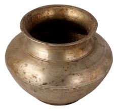 Indian Handmade White Metal Water Pot